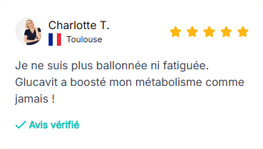 Avis positif de Charlote T. sur l'intégration de Glucavit dans sa routine pour un meilleur confort quotidien.